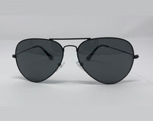 Load image into Gallery viewer, Aviator Sunglasses Black Frames