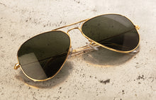 Load image into Gallery viewer, Aviator Sunglasses Rose Gold Frames
