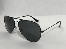 Load image into Gallery viewer, Aviator Sunglasses Black Frames
