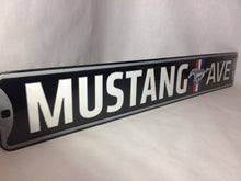 Load image into Gallery viewer, Mustang Ave Street Sign
