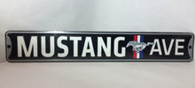 Load image into Gallery viewer, Mustang Ave Street Sign
